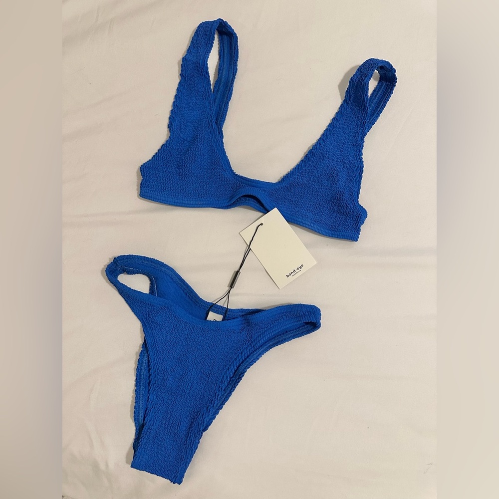 BOND-EYE AUSTRALIA | The Scout Crop Bikini In Cobalt Blue